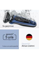 Braun Series 6 Elektrikli Tıraş Makinesi, Islak ve Kuru, Hassas Düzeltici Başlık, 62-B1200S