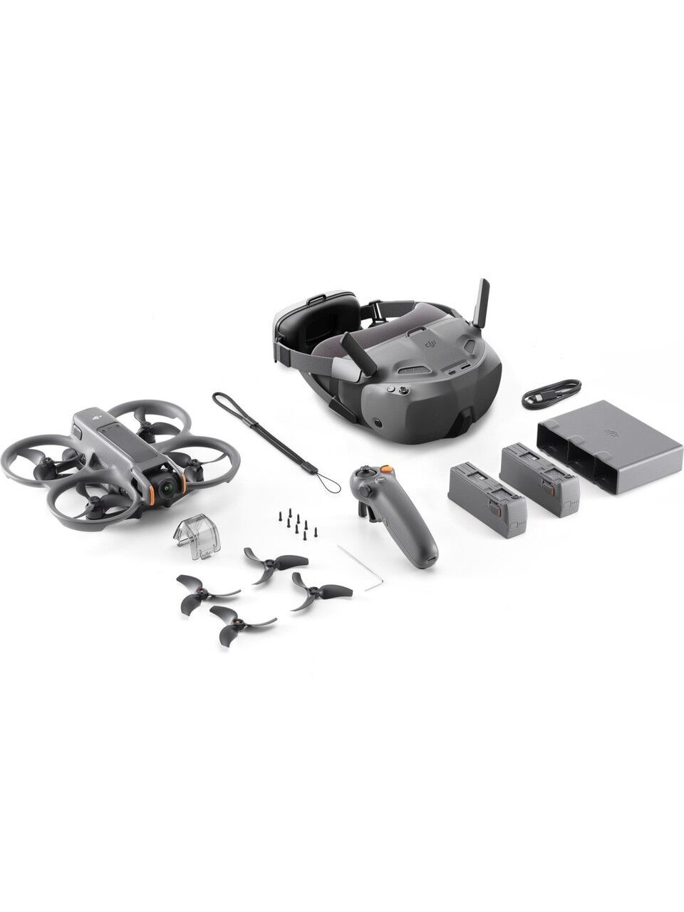 DJI Avata 2 Fly Smart Combo (Three Batteries) | Türkiye Karacasulu Garantili | Drone Gri