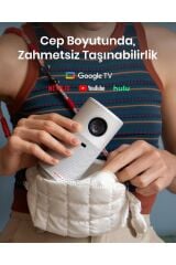 Nebula Capsule Air Dünyanın En Küçük Google Tv Projeksiyon Cihazı - Beyaz - D4112