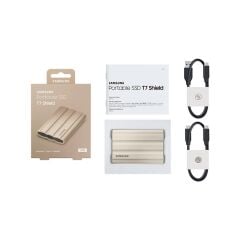 Samsung T7 Shield 2TB Mini USB 3.2 Bej Taşınabilir SSD MU-PE2T0K/WW
