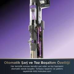 Shark Powerdetect Clean&empty Pet Başlıklı Şarjlı Dikey Süpürge