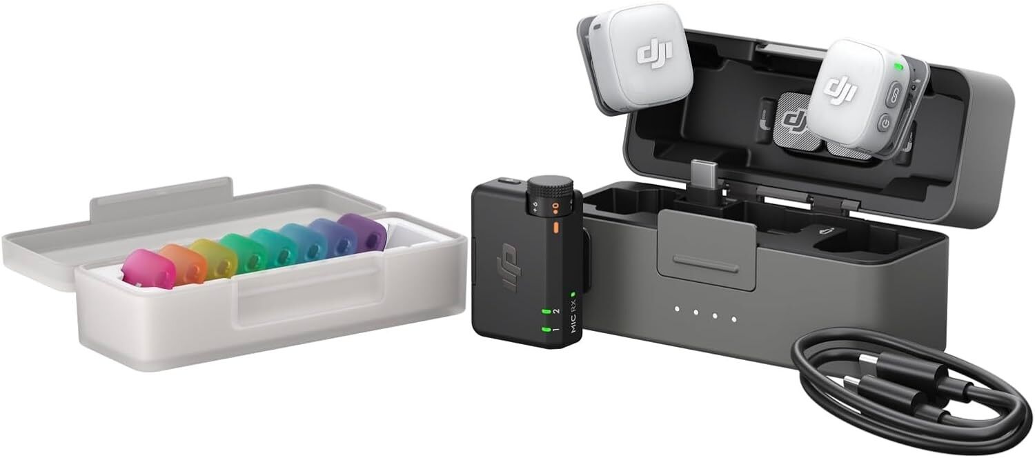 DJI Mic Mini 2 (2 TX + 1 RX + Charging Case) | DJI Türkiye Karacasulu